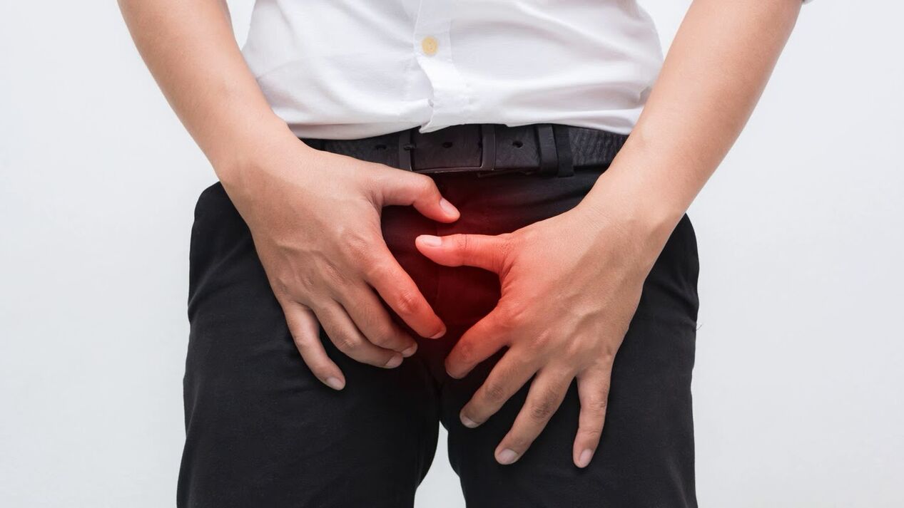 Leistenschmerzen mit Prostatitis
