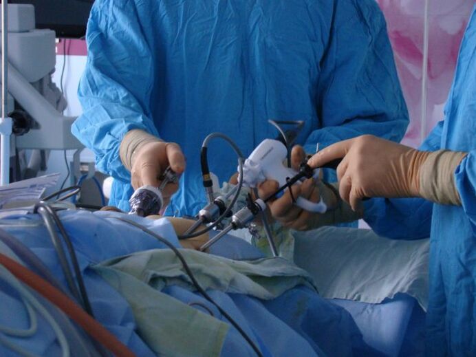 chirurgische Behandlung von Prostatitis