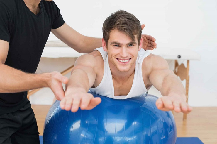 Fitball-Übungen gegen Prostatitis